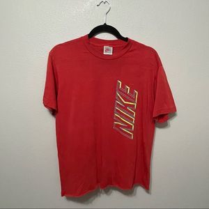 Vintage Nike Single Stitch T shirt Size Large Made in USA FLAWED